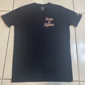 Los Angeles Lakers New Era Black Born x Raised T-Shirt Men's Size M